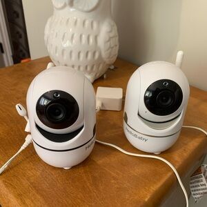 HelloBaby White Wi‑Fi Baby Monitor Camera Duo